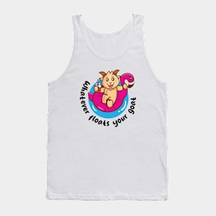 Whatever floats your goat (on light colors) Tank Top